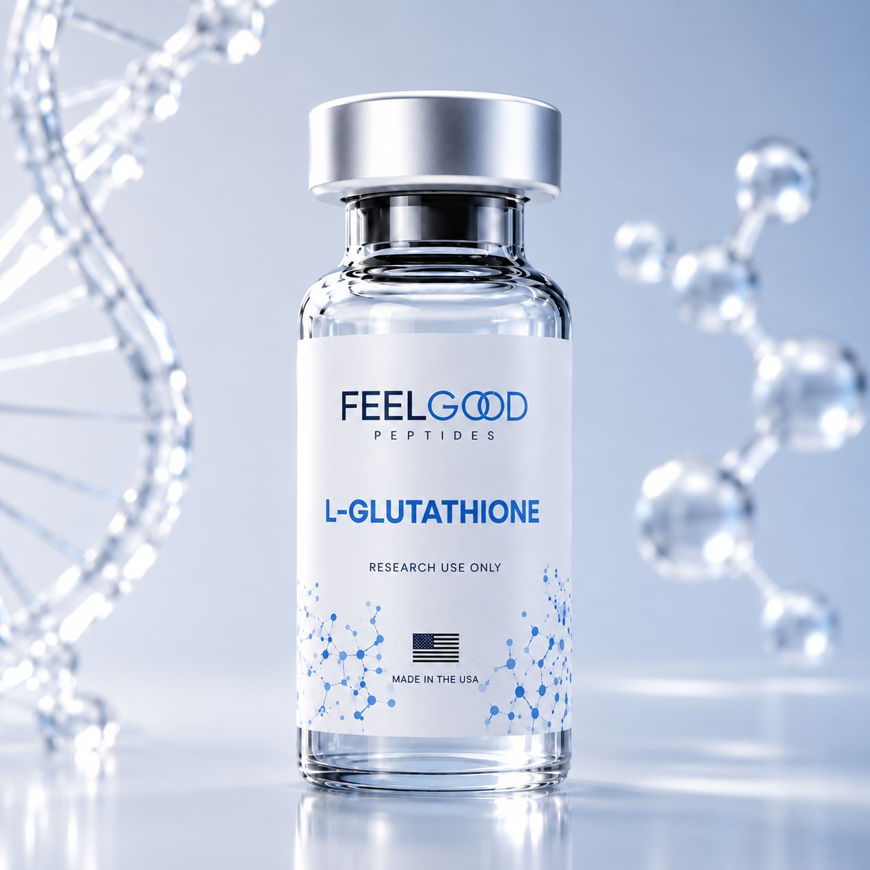 L-Glutathione research vial
