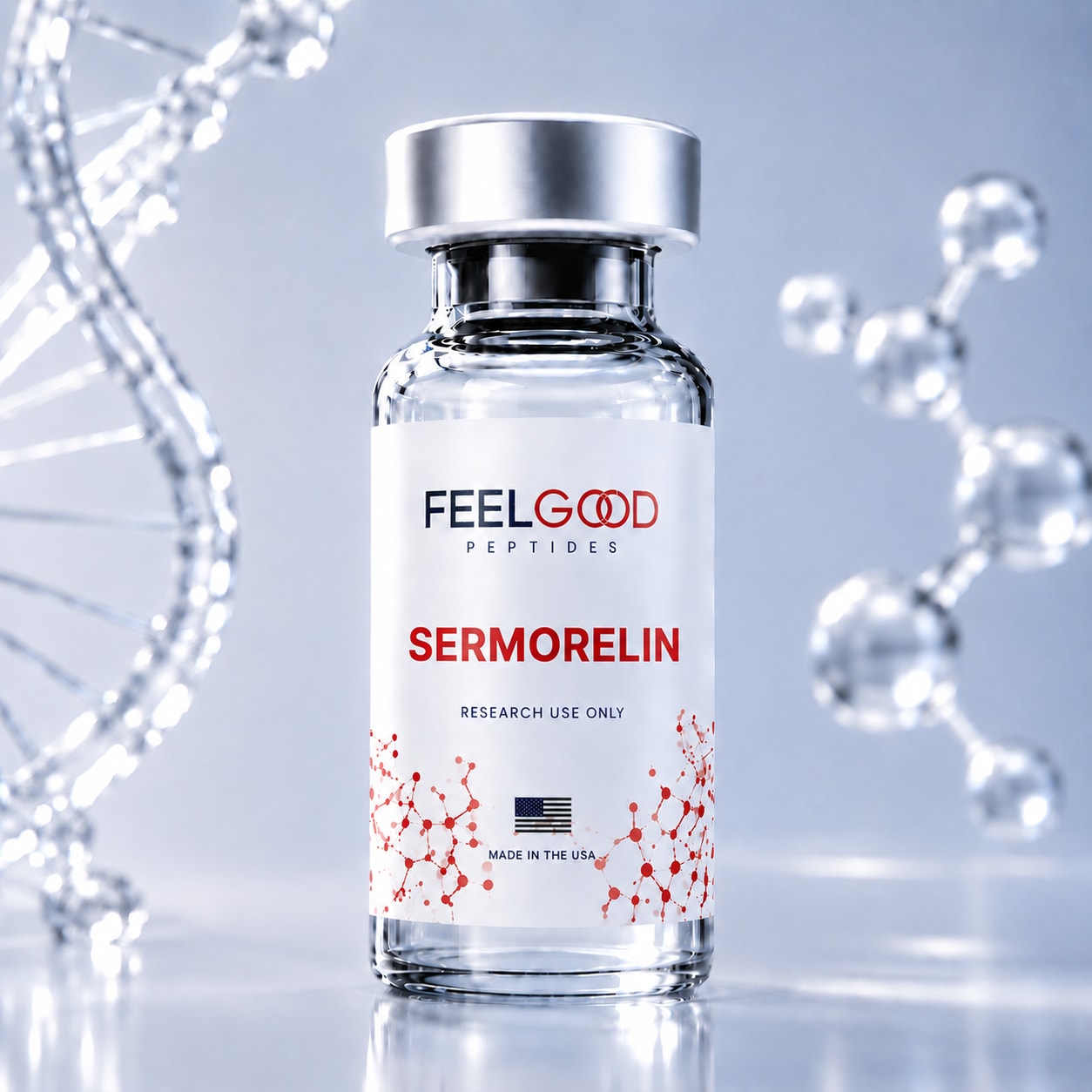 Sermorelin research vial